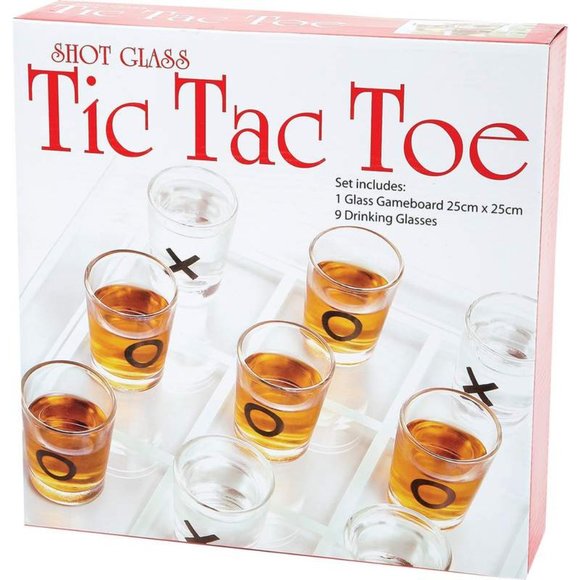 Shot Glass Tic-Tac-Toe Shots Game Drinking Game - Picture 3 of 8